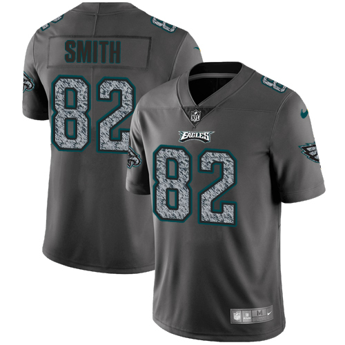 Nike Eagles #82 Torrey Smith Gray Static Men's Stitched NFL Vapor Untouchable Limited Jersey - Click Image to Close